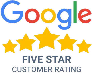 5-Star Review Badge from Google