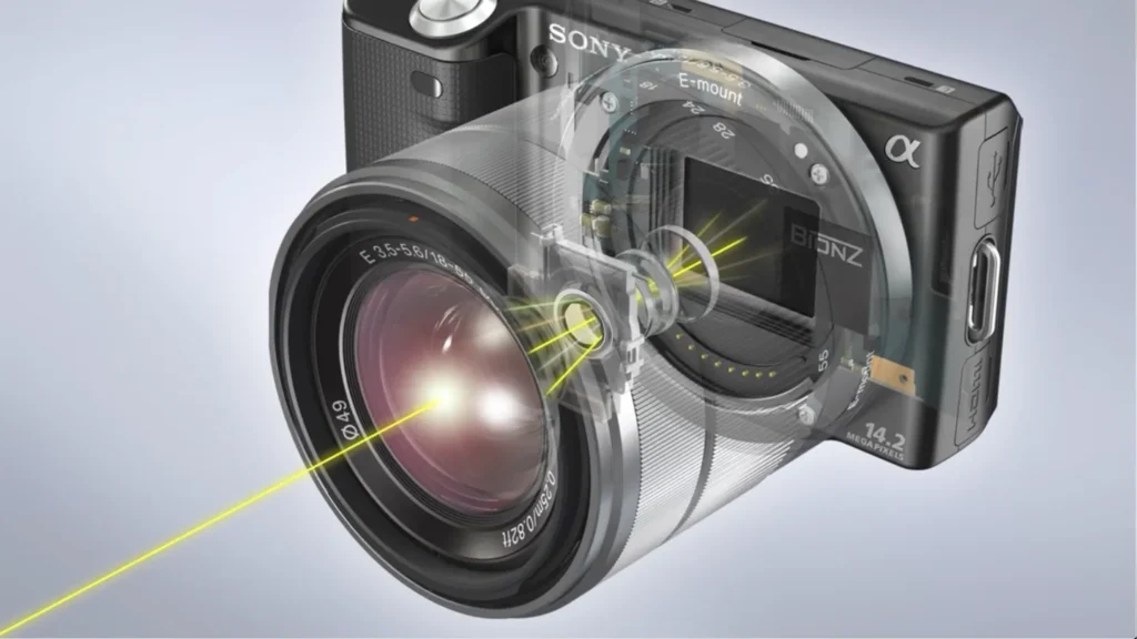 eLearning animation of a camera training how Translucent Mirror Technology works.